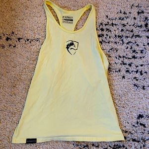 Yellow Gymshark tank top